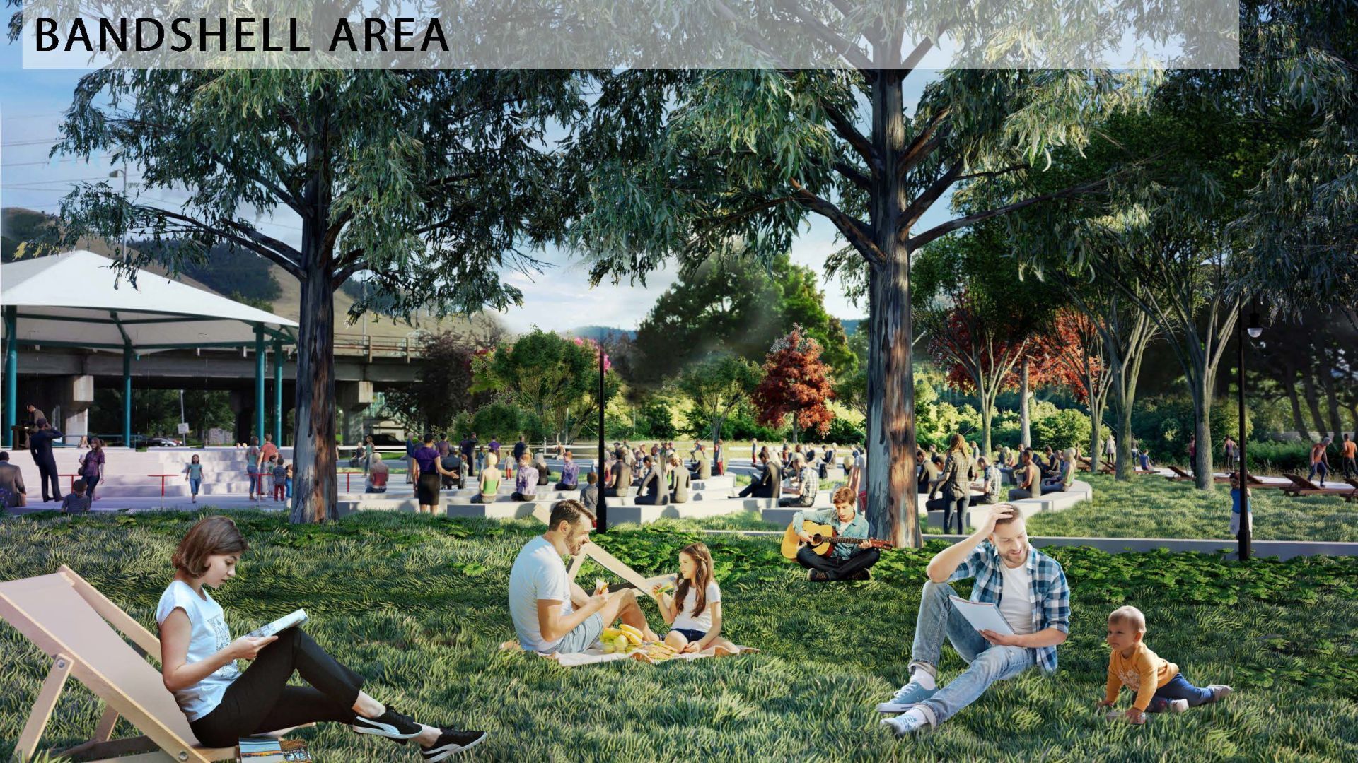 Bandshell area